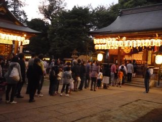 渚晴彦：太子堂八幡神社・奉納演芸にて